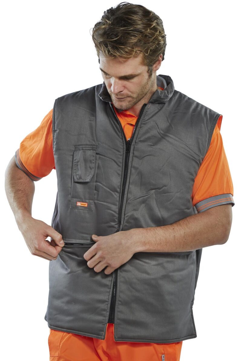 Beeswift BWENG Interactive Reversible High Visibility Bodywarmer-18869