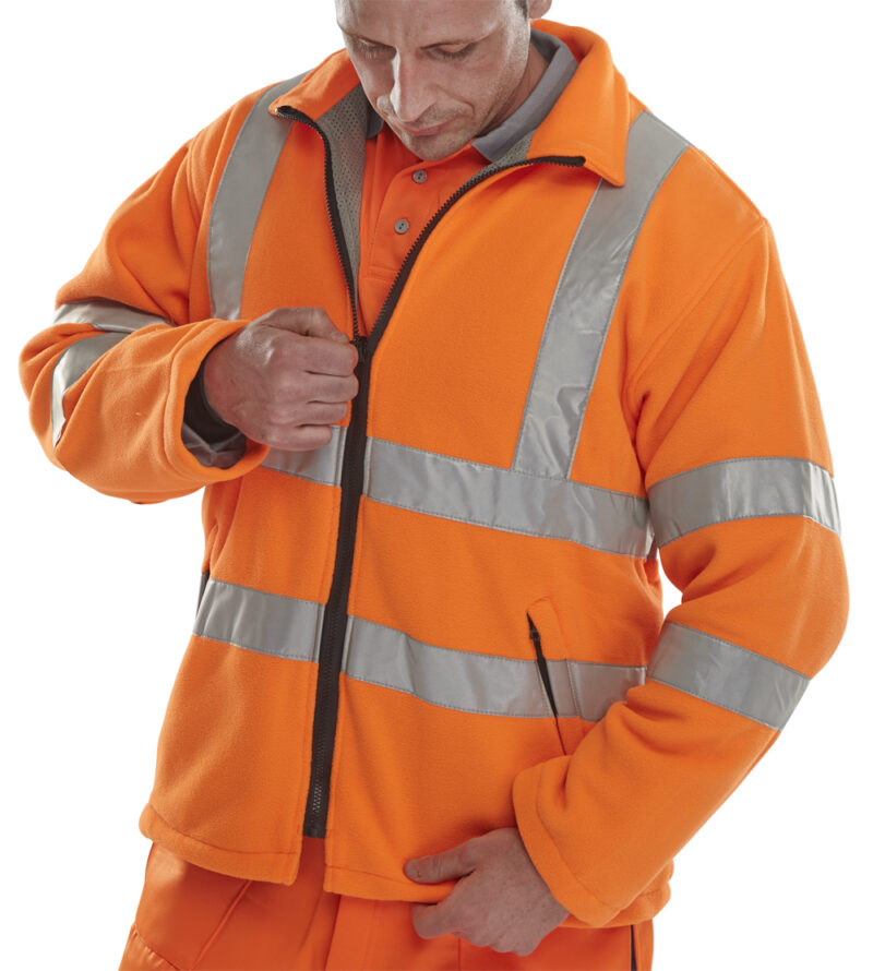 Beeswift CARF Carnoustie High Visibility Fleece Jacket-9934