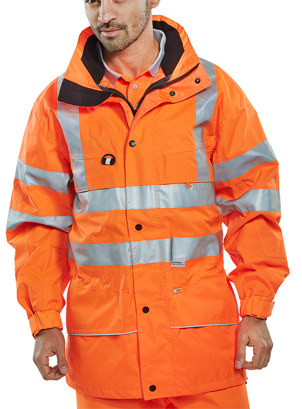 Beeswift CARSY Carnoustie 3 in 1 High Visibility Jacket (Fleece available Separately)-0