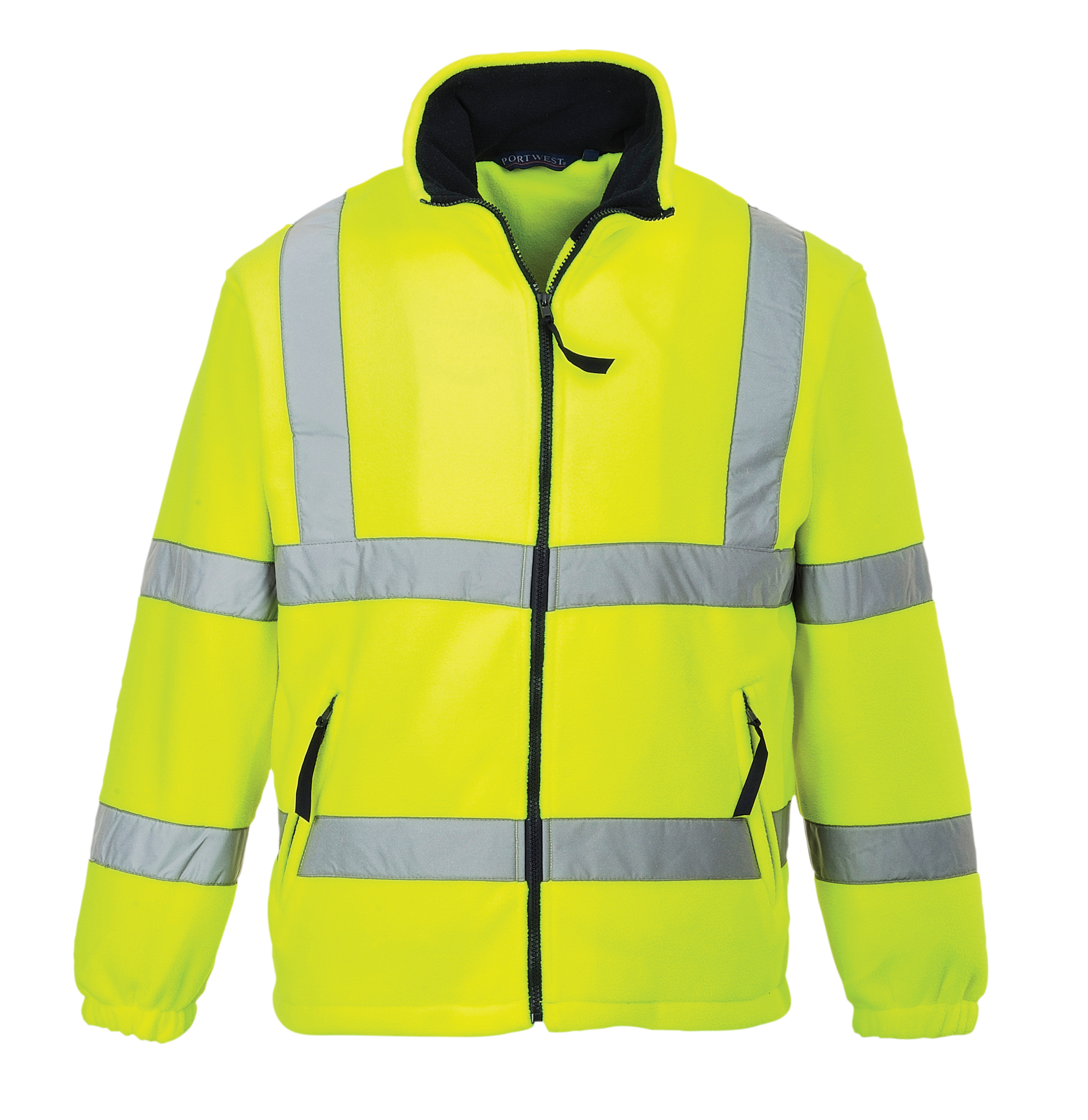 Portwest F300 Mesh Lined High Visibility Fleece-0