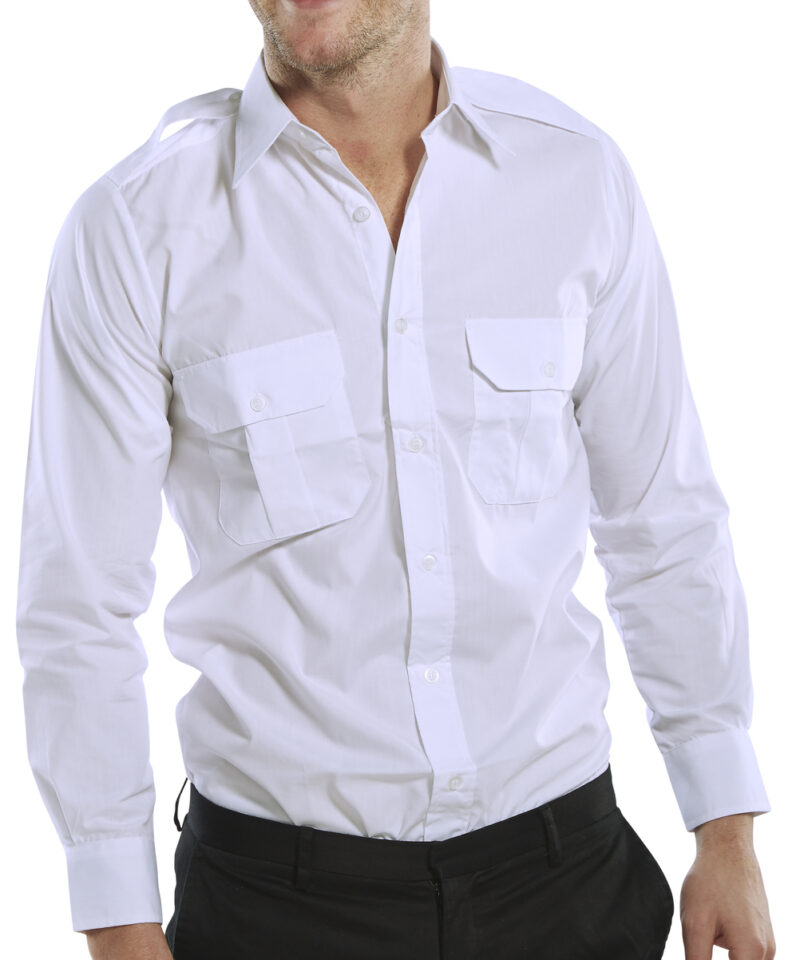 Beeswift Click PSLS Pilot Long Sleeve Shirt-9748
