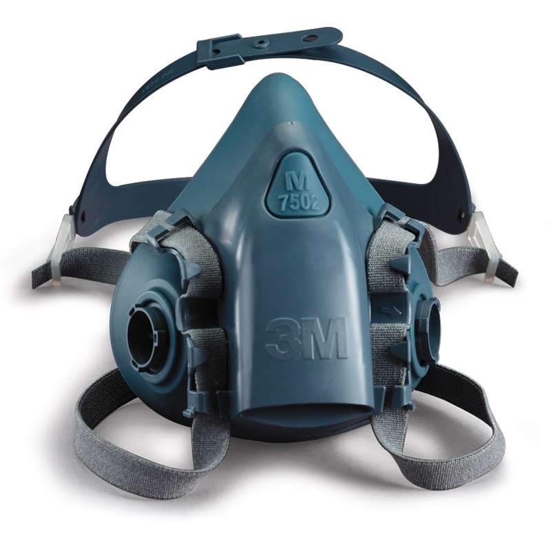 3M 7502 Reusable Half Face Mask Respirator (Medium)-0