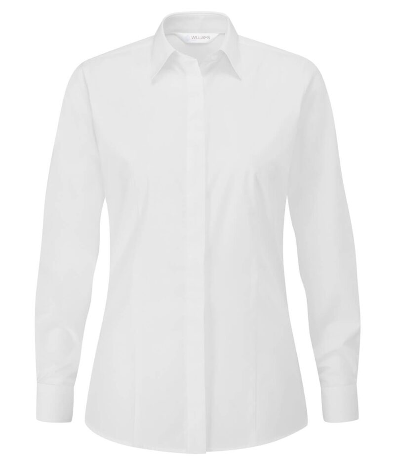Disley BL903 Fly Front Women's Long Sleeve Blouse -24018
