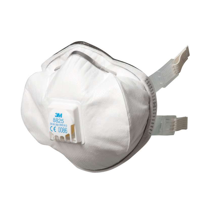 3M 8825 Buckle Strap Particulate FFP2 Respirator (Pack of 5)-0