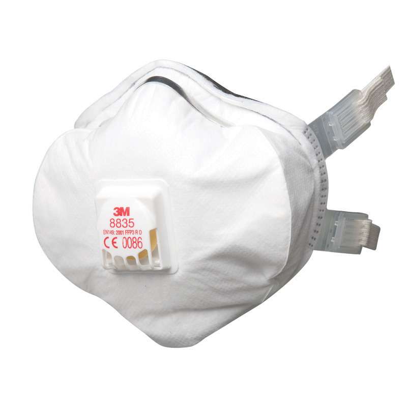 3M 8835 Buckle Strap Particulate FFP3 Respirator (Pack of 5)-0