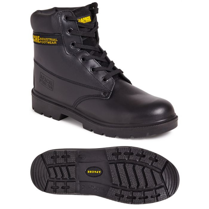 Sterling Apache AP300 BLACK S3 SRA Safety Boot -0