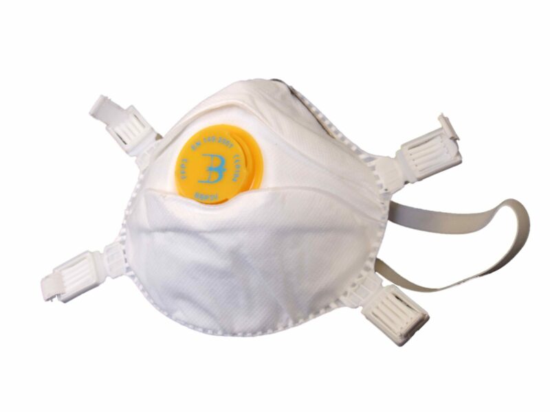 Beeswift BBP3V P3 Valved Disposable Masks (Pack of 5)-4333