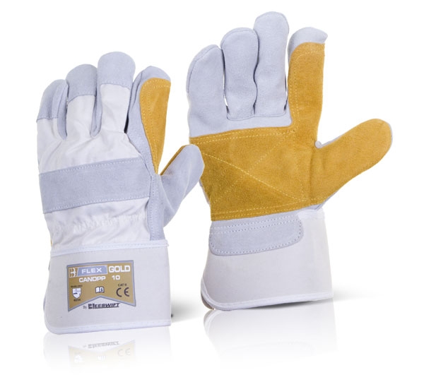 Beeswift CANDPP Canadian Double Palm High Quality Rigger Glove (Pack of 60)-0