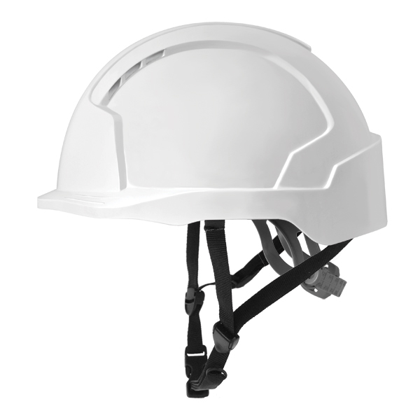 JSP AJC250-000 EVOLite Linesman, Non Vented, Micro Peak, One Touch Slip Ratchet Safety Helmet (Pack of 10)-0