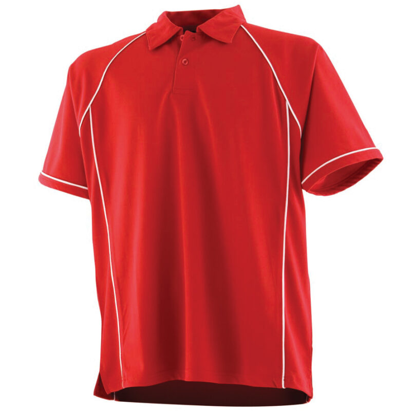Finden & Hales LV370 Piped Performance Polo-7877