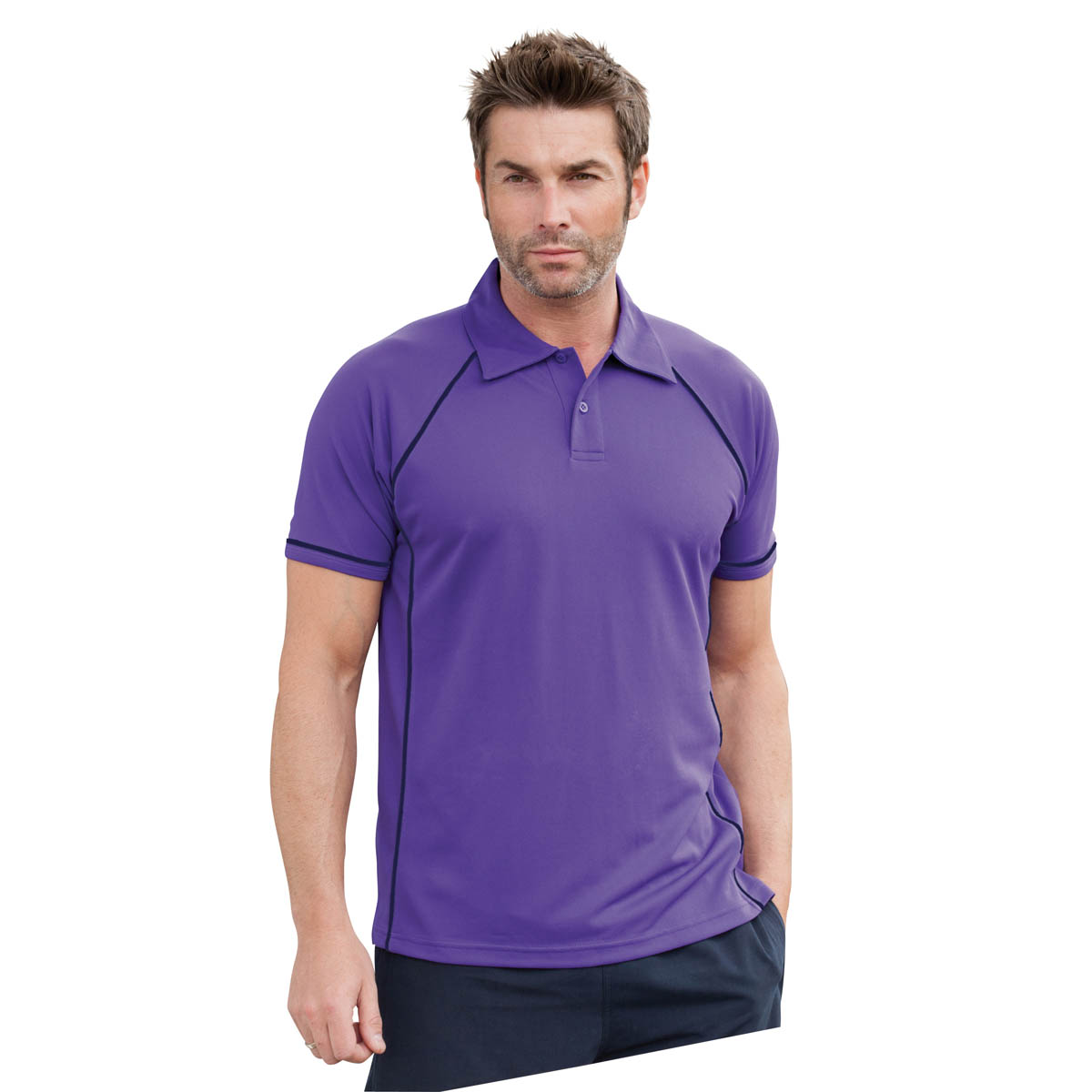Finden & Hales LV370 Piped Performance Polo-0