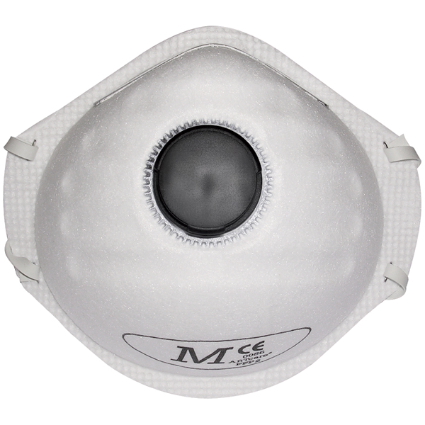 JSP BEH120-001-A00 Martcare® Moulded Mask Valved FFP2 Disposable Masks (Pack of 100)-0