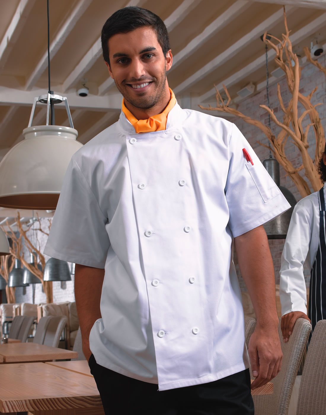 Premier PR656 Short Sleeved Chef’s Jacket-0