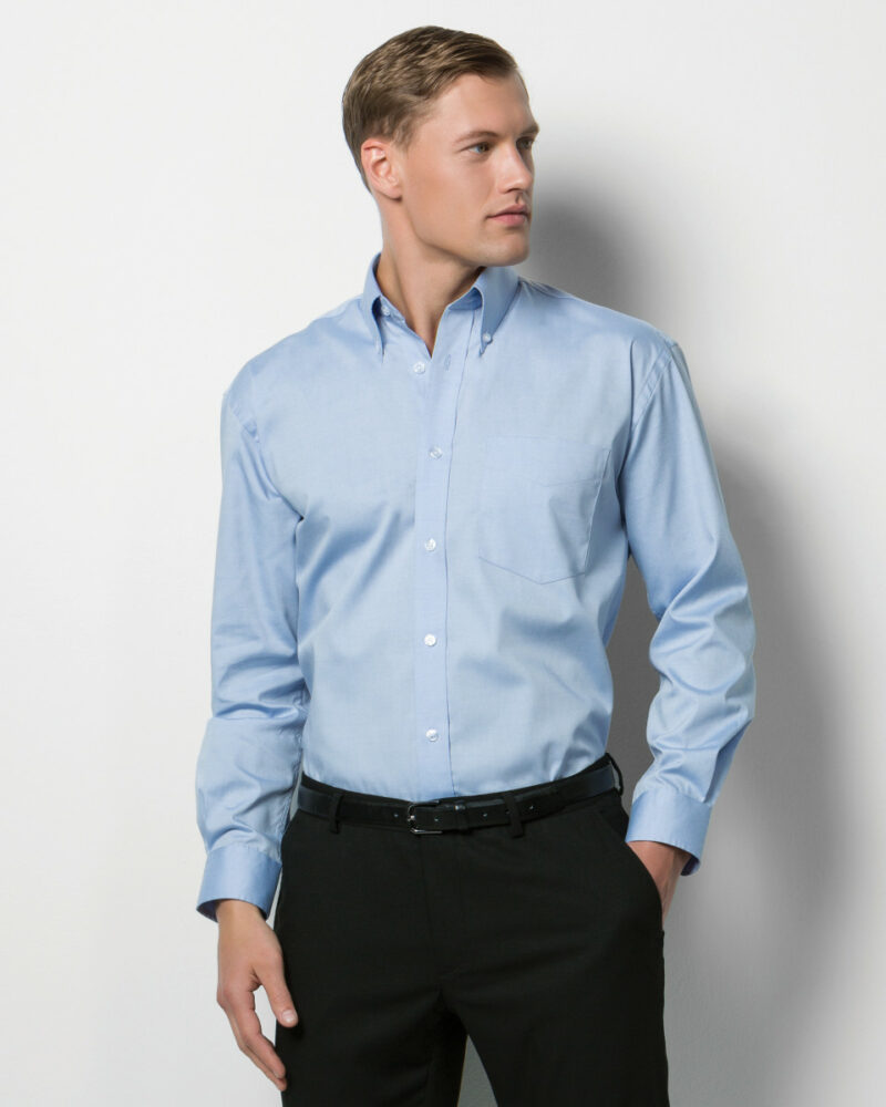 Kustom Kit KK105 Oxford Men's Corporate Long Sleeve Shirt-16321