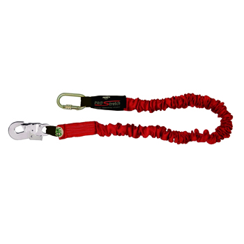 Protecta Pro Stretch lanyard 1.75m with scaffold hook
