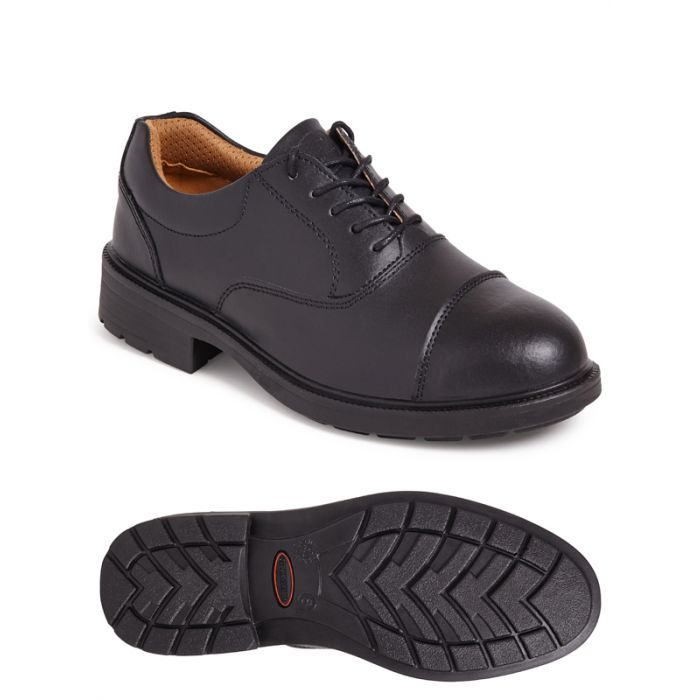 Sterling City Knights SS501CM Black Oxford S1P SRC Executive Safety Shoe-0