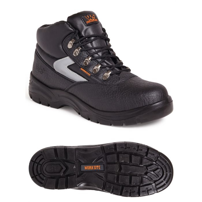 Sterling Industrial Footwear SS601SM Black Mid-cut S1P SRC Safety Boot-0