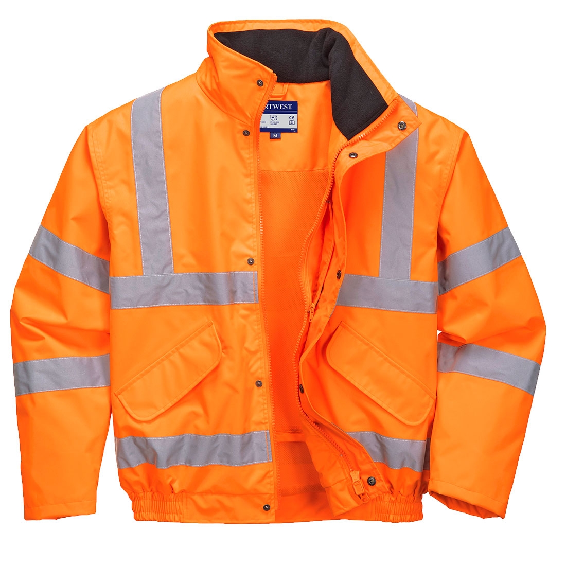 Portwest RT62 High Visibility Breathable (Class 3) Bomber Jacket -0