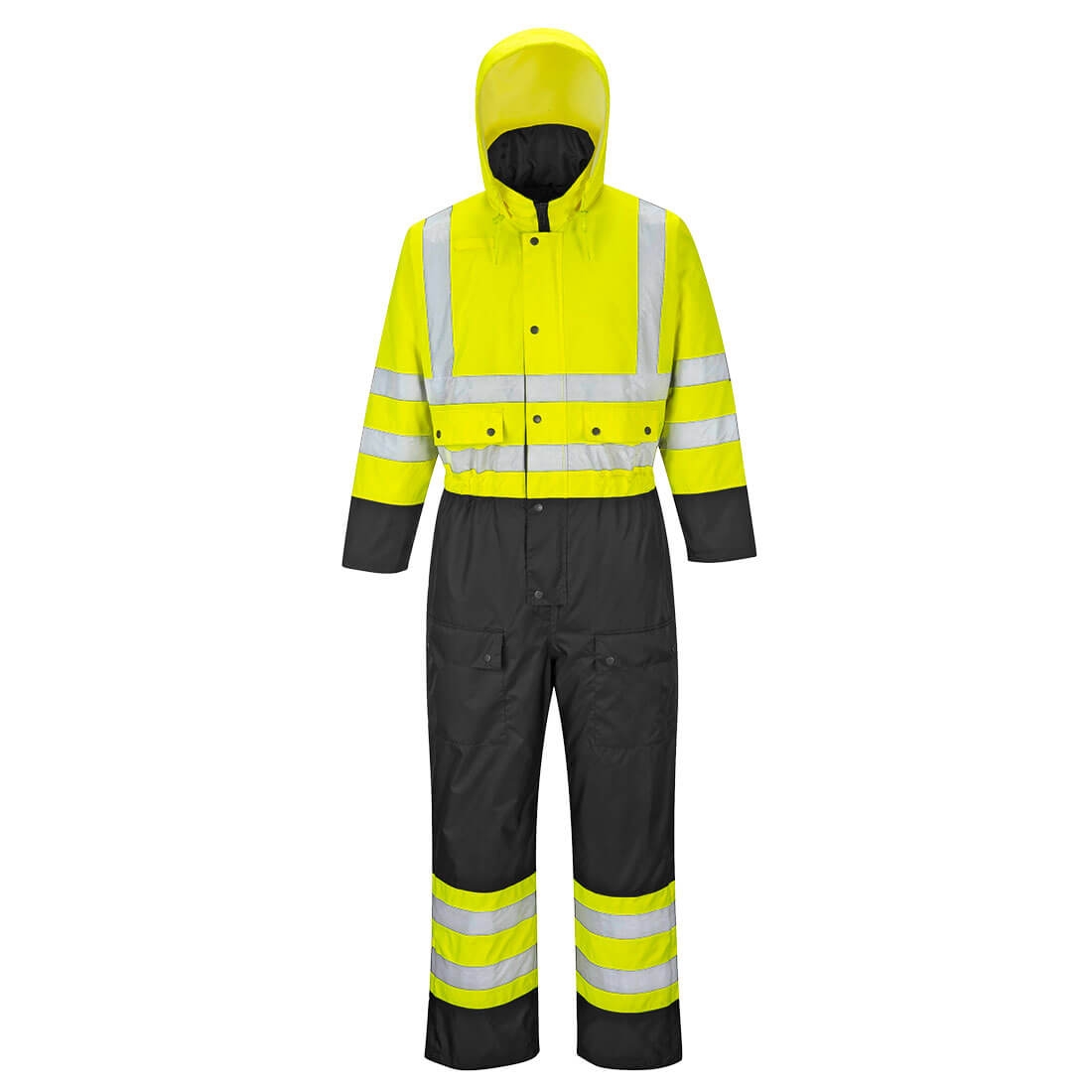 Portwest S485 High Visibility Waterproof Quilted Coverall-0