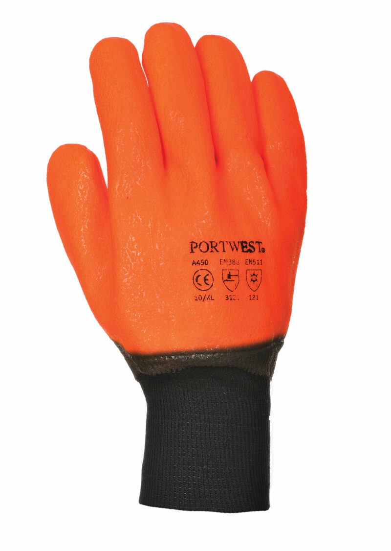 Portwest A450 Weatherproof Hi-Vis Glove-5516