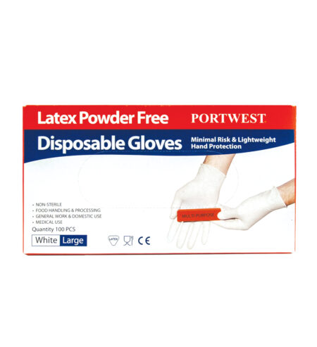Portwest A915 Powder Free Latex Disposable Glove-0