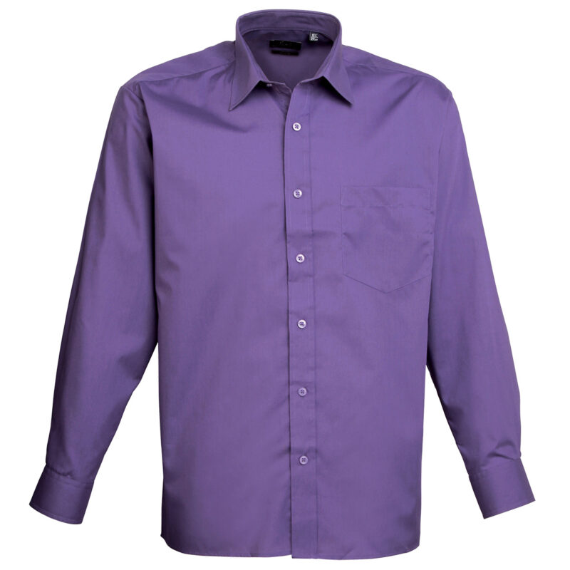 Premier PR200 Men's Long Sleeve Poplin Shirt-6730