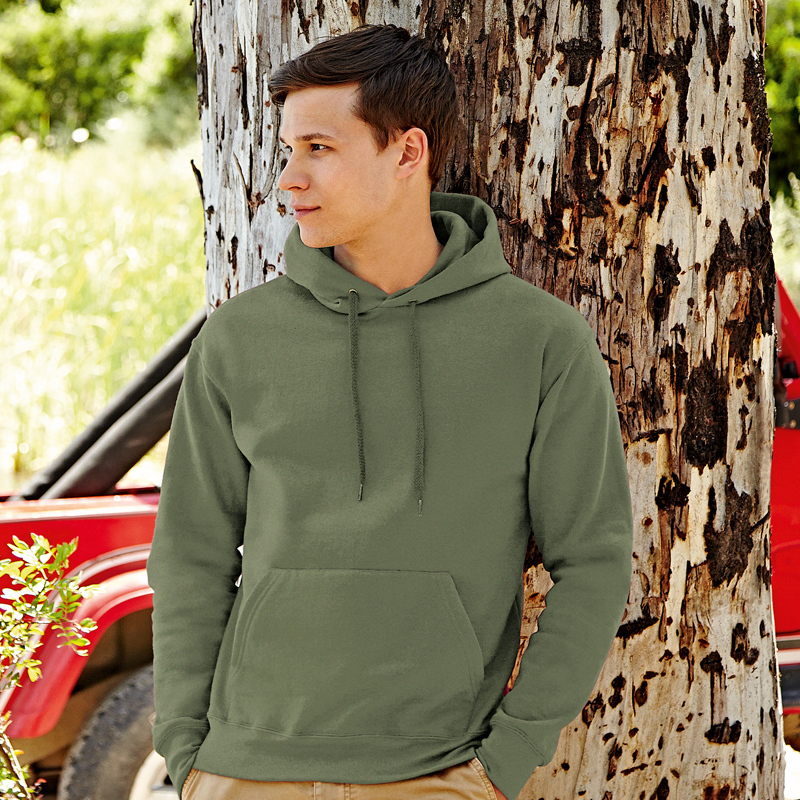 Fruit of the Loom SS824 Premium 70/30 Hooded Sweat-0