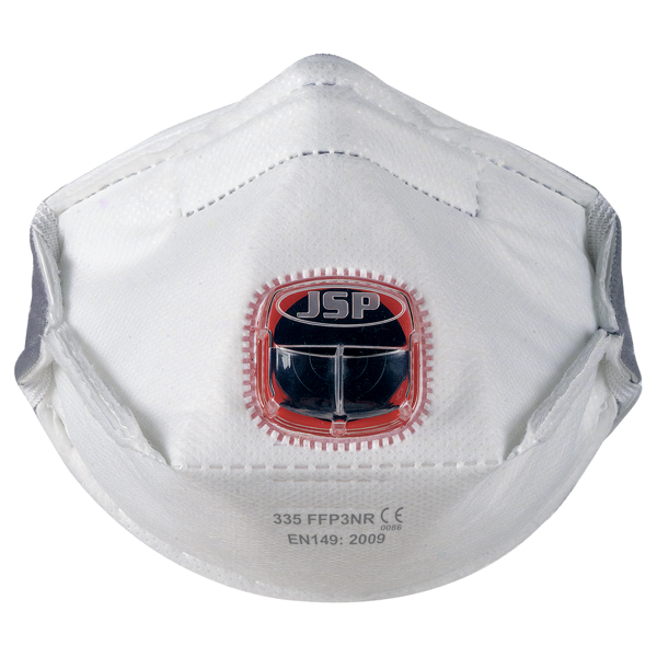JSP BEY130-201-A00 Horizontal FFP3 335 Typhoon Fold Flat Mask (Pack of 100)-0