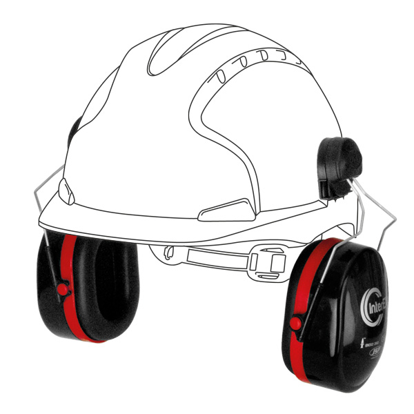 JSP AEK020-005-400 InterEX™ Helmet mounted ,compatible with MK7 & EVO Range Ear Defenders (Pack of 10)-0