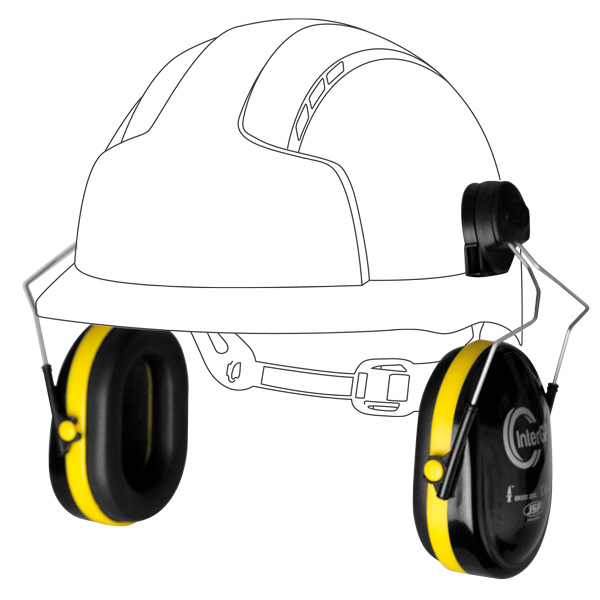 JSP AEK010-005-300 InterGP Helmet Mounted, Compatible with MK7 & EVO® Range Ear Defenders (Pack of 10)-0