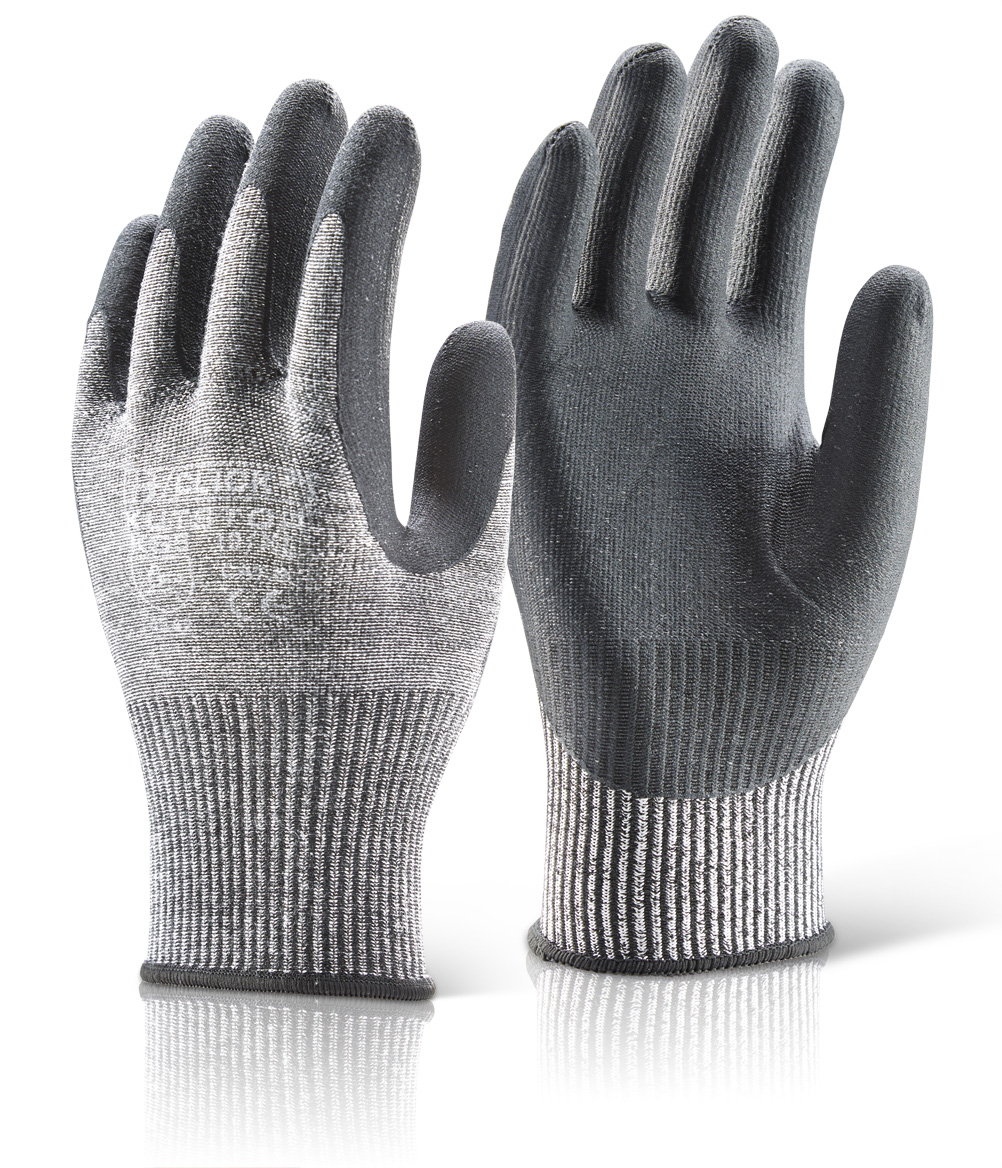 Beeswift KS5 Micro Foam Nitrile Cut 5 Glove (Pack of 10)-0