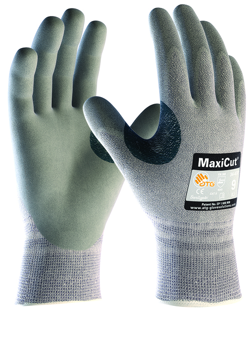 ATG MaxiCut 34-470 Palm Coated Knitwrist Cut 5 Glove (Pack of 12)-0
