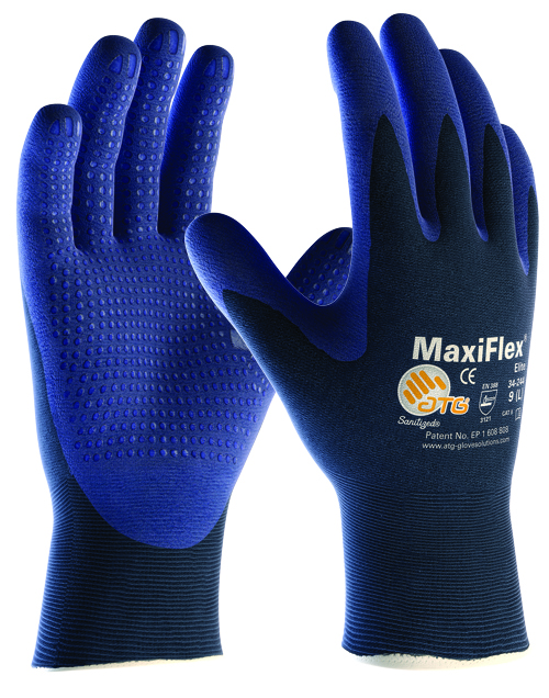 ATG MaxiFlex 34-244 Dotted Palm Coated Glove (Pack of 12)-0
