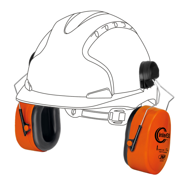 JSP AEK020-001-600 InterEXV Helmet mounted Ear compatible with MK7 & EVO Range Defenders (Pack of 10)-0