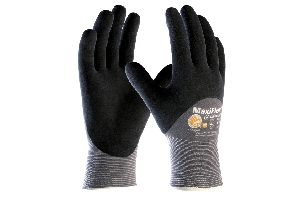 ATG MaxiFlex 34-875 Ultimate ¾ Dipped Glove (Pack of 12)-0