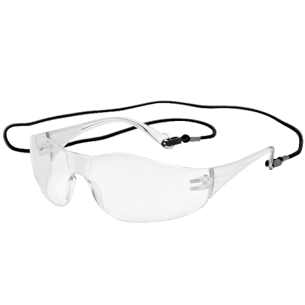 JSP ASA440-151-300 Z4000 Clear Anti-Mist Spectacles with Cord (Pack of 10)-0