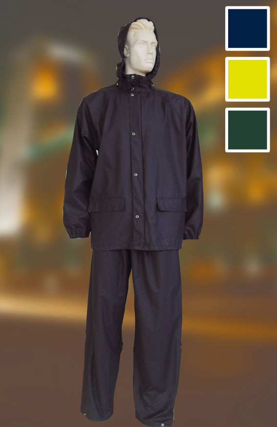 Yoko HVS457 High Visibility Breathable Waterproof Rain Suit (Jacket +Trousers)-0