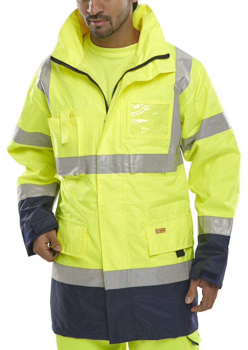 Beeswift BD109 Two Tone Breathable Traffic Jacket-9879