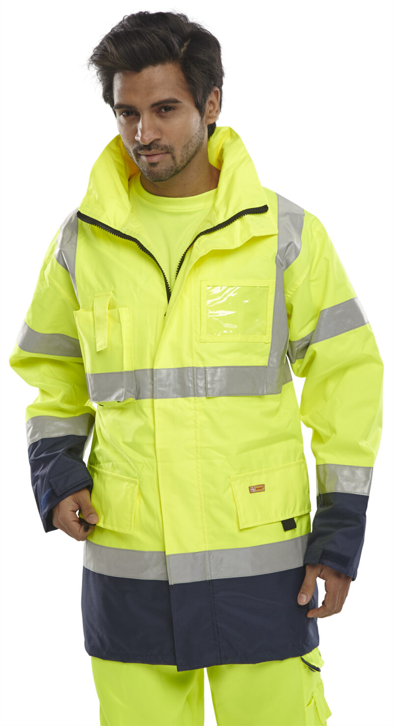 Beeswift BD109 Two Tone Breathable Traffic Jacket-9880