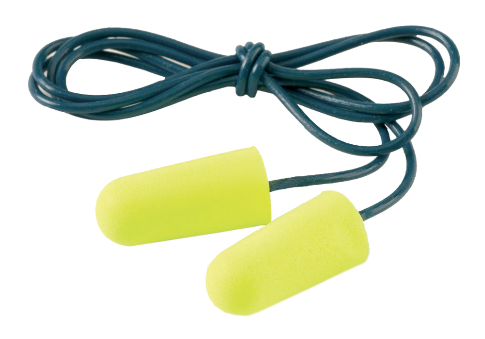 3M EARSNC Soft Yellow Neon Corded Ear Plugs (Pack of 200)-0