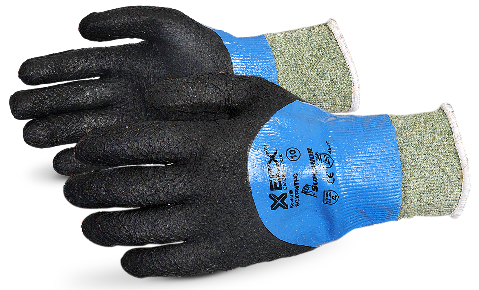 Superiorglove SUSCXPNTFC Emerald CX Liquid Proof Kevlar®/Wire-Core Gloves-0