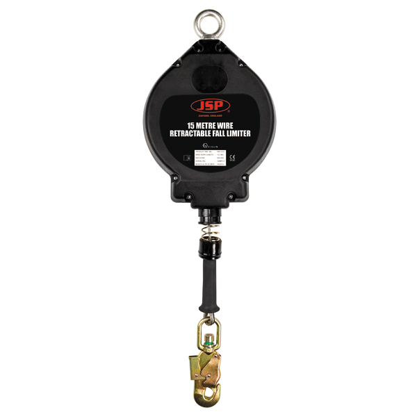 JSP FAR0707 15m Wire Retractable Fall Limiter (Atex approved)-0