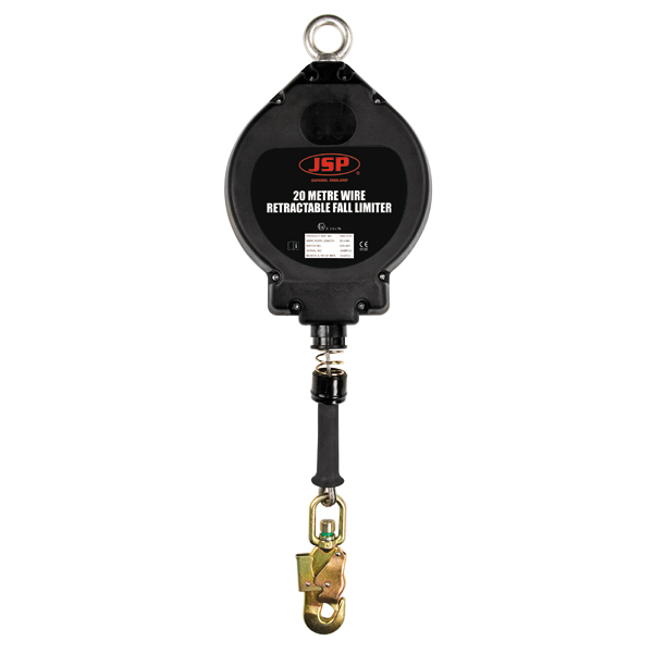 JSP FAR0712 20m Wire Retractable Fall Limiter (Atex approved)-0