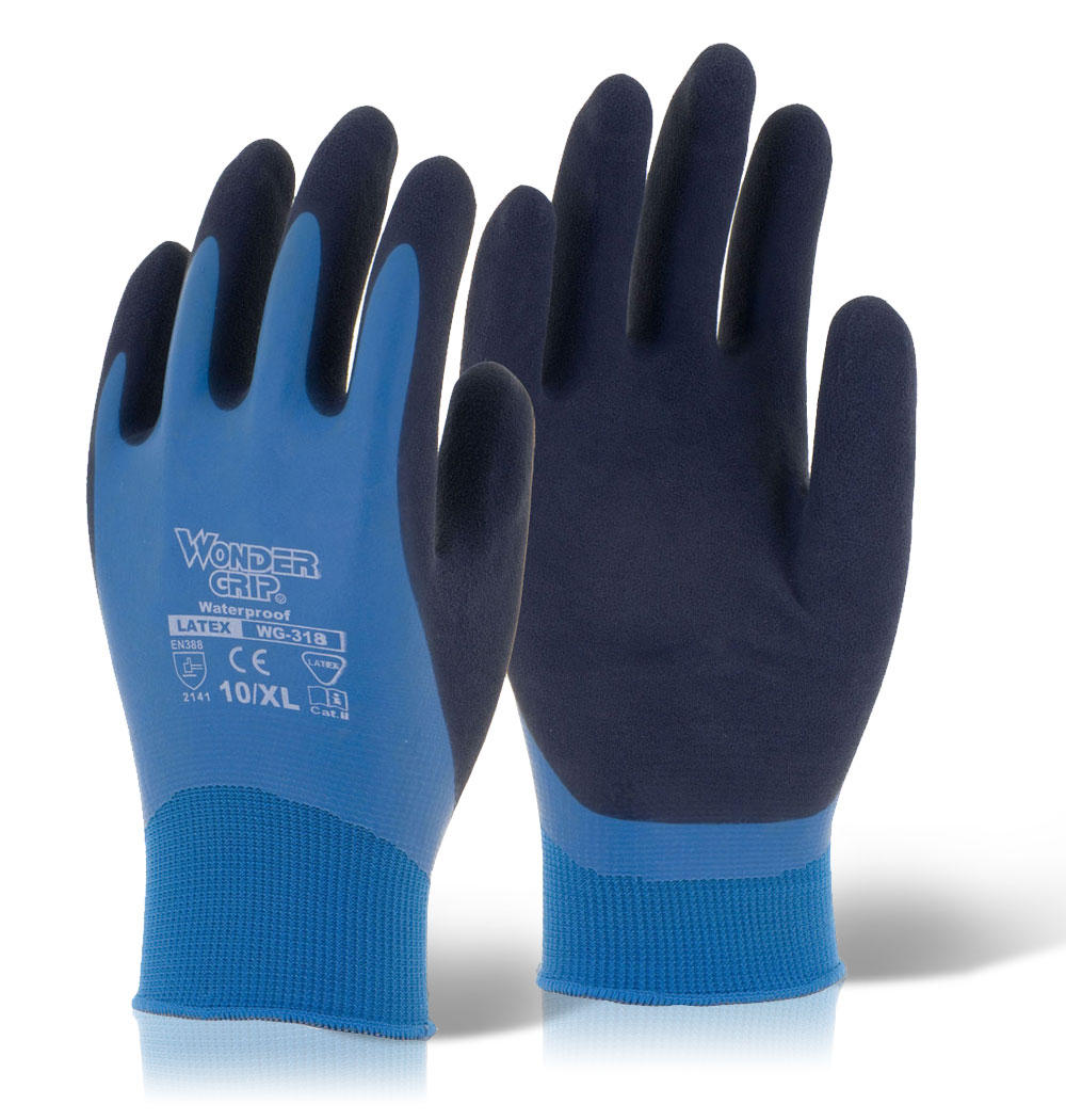 Beeswift WG318 Wonder Grip Aqua Glove (Pack of 12)-0