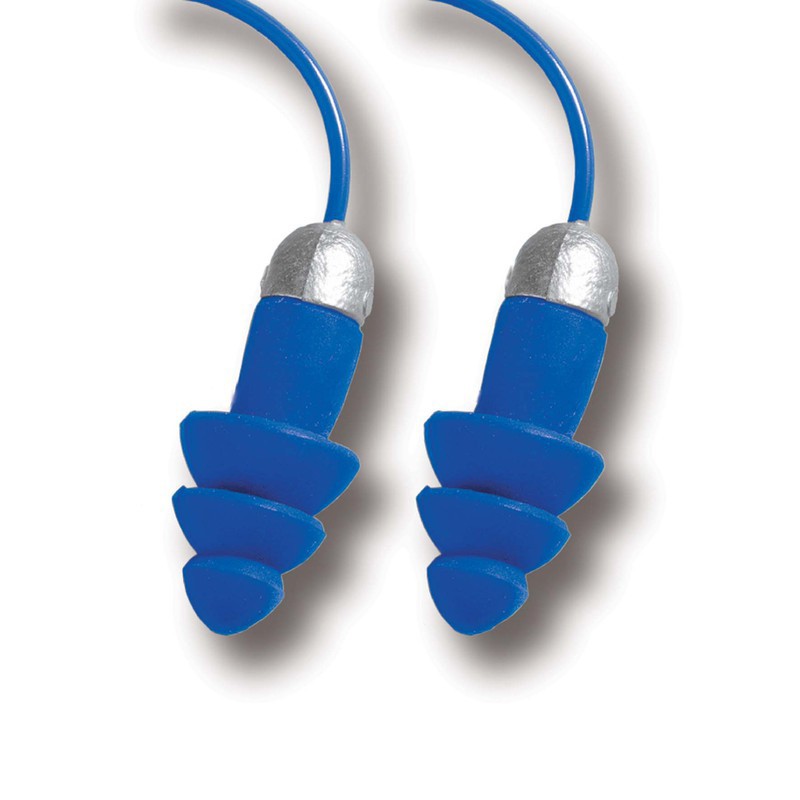 Moldex 6409 Rockets Fully Detectable Corded Reusable Earplugs (Pack of 50)-0