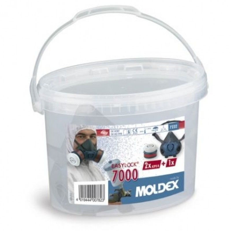 Moldex 7232 A2P3 Organic Vapour & Particulate Respirator Half Mask-0