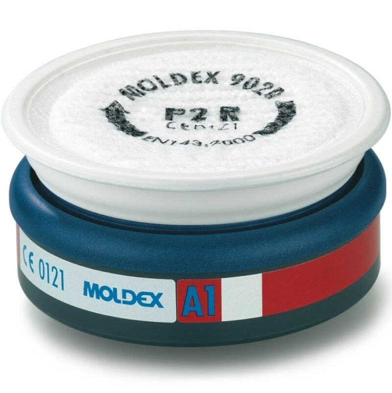 Moldex 9120 A1P2 R EasyLock Pre-assembled Filters (Pack of 4)-14412
