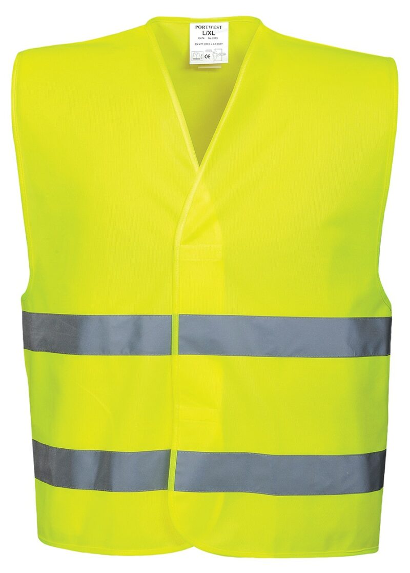 Portwest C474 Two Band High Visibility Waistcoat-14787
