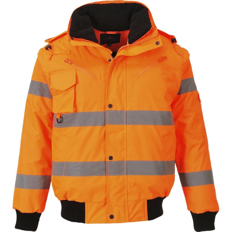 Portwest C467 High Visibility 3 in 1 Bomber Jacket-14923