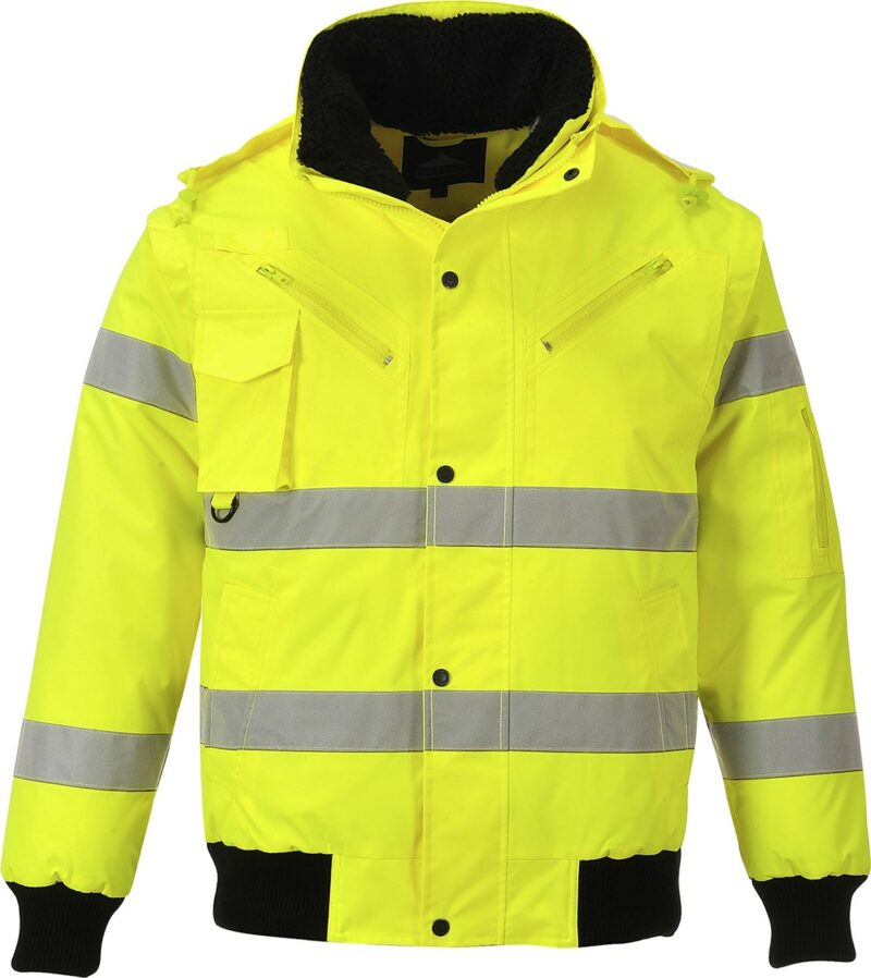 Portwest C467 High Visibility 3 in 1 Bomber Jacket-14926